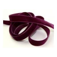 16mm Berisford Velvet Ribbon 9709 Fuchsia