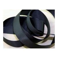 16mm prym ribbed polyester tape 3m black