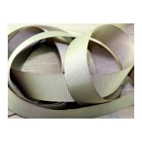 16mm Prym Ribbed Polyester Tape Beige
