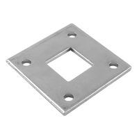 16mm Square Receiver Plate Zinc Plated