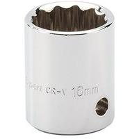 16mm 12point Socket 3/8dr-pckd