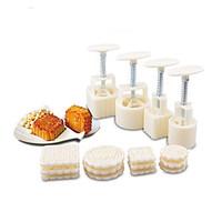 16 pieces of moon cake mold pastry mold kitchen gadget