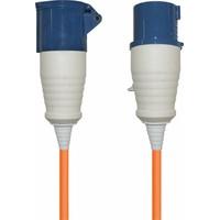 16 a high current extension lead with orange cable 25 m