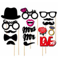 16PCS Card Paper Photo Booth Props Party Fun Favor