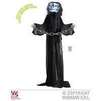 162cm Animated Grim Reaper Skeleton Halloween Decoration