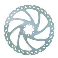 160mm black rounded sram rotor centerline