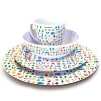 16 Piece Berrow Hill Melamine Set