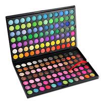 168 Eyeshadow Palette Dry / Matte / Shimmer / Mineral Eyeshadow palette Powder Large Daily Makeup / Party Makeup Professional Cosmetic Rectangle Box