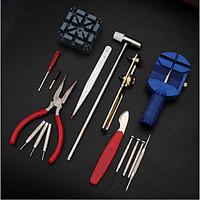 16pc Deluxe Adjust Watch Back Case Spring Bar Remover Opener Tool Kit Repair Fix Pin Link Remover Set Fashion Watch