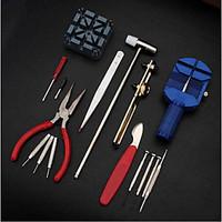 16pc deluxe adjust watch back case spring bar remover opener tool kit  ...