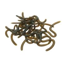 17pcs 10cm soft simulation worms artificial fishing lures lifeliketack ...