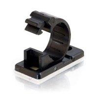 17mm Black Self Adhesive Clamp 50PK