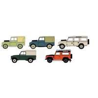 1/76 5 Piece Land Rover Set