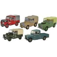 1/76 5 Piece Land Rover Classic Set