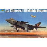 172 trumpeter chinese j 20 fighter model kit