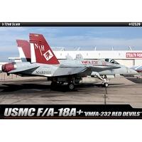 1/72 Usmc F/a-18a+ Vmfa-232 Red Devils #12520 Academy