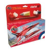1:72 Airfix Red Arrow Gnat Model Aircraft