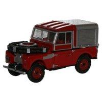 1:76 Red Oxford Diecast Land Rover 88\