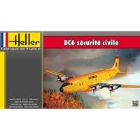 1:72 Heller Dc-6 Securite Civile Model Kit