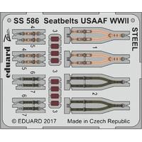 172 eduard photoetch usaaf wwii steel seatbelts
