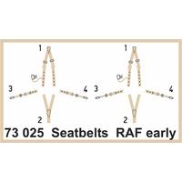 172 eduard photoetch for super fabric raf seatbelts ww2