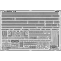 1:700 Bismarck Eduard Photoetch.