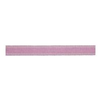 17mm Cotton & Acrylic Striped Webbing Pastel Pink