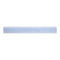 17mm cotton acrylic striped webbing baby blue