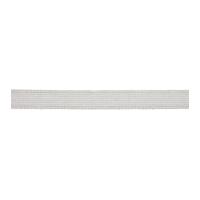 17mm Cotton & Acrylic Striped Webbing White