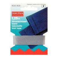 17mm prym sew on kick tape 125m medium grey