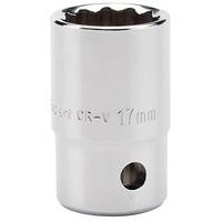 17mm 12pt socket 12dr bulk