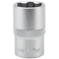 17mm 6pt Socket 1/2dr Pckd