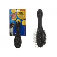 17cm Dual Head Plastic Pet Brush