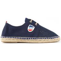 1789 Cala Navy Blue Man Espadrilles Riviera Mix Leather women\'s Espadrilles / Casual Shoes in blue