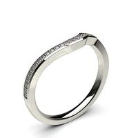 170mm studded slight comfort fit diamond shaped band