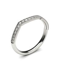 170mm studded slight comfort fit diamond shaped band