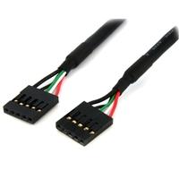18in Internal 5 pin USB IDC Motherboard Header Cable ï¿½ F/F