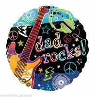 18\" Dad Rocks! Balloon (1 Ct)