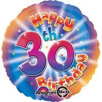 18 happy 30th birthday balloon