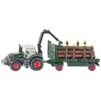 1:87 Siku Fendt Tractor With Forestry Trailer