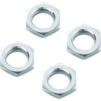 1:8 Wheel nuts (self locking) Reely SEM106S Silver 4 pc(s)