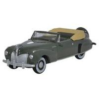 1:87 1941 Pewter Grey Oxford Diecast Lincoln Continental