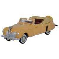 1:87 1941 Rockingham Tan Oxford Diecast Lincoln Continental