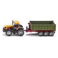 1:87 Jcb Tractor W/hook-lift Trailer