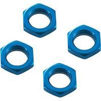 1:8 Wheel nuts (self locking) Reely SEM106B Blue 4 pc(s)