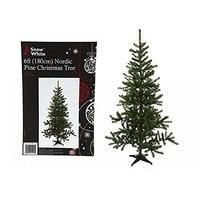 180cm 478 Tip Nordic Pine Tree With Plastic Base