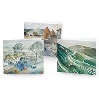 18 Ravilious Landscape Cards