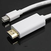 1.8M 5.9FT Mini DisplayPort Male to HDMI Male Mini Displayport Display Connection Cable for Surface Pro2