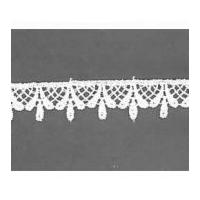 18mm Guipure Edging Lace Trimming White