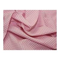 18 check corded gingham dress fabric pink